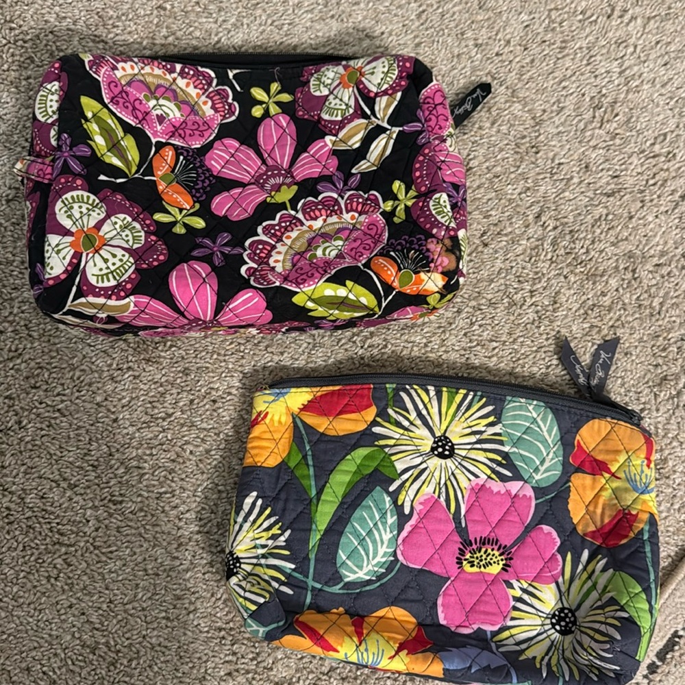 Vera Bradley makeup bags